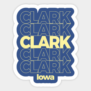 Retro Caitlin Clark Sticker